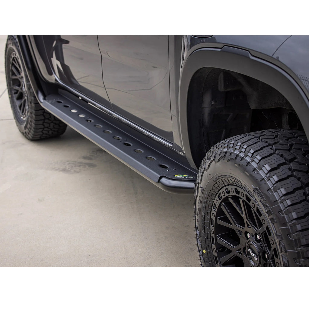 Ironman Premium Steel Side Steps & Optional Rails for Isuzu Dmax 2024+