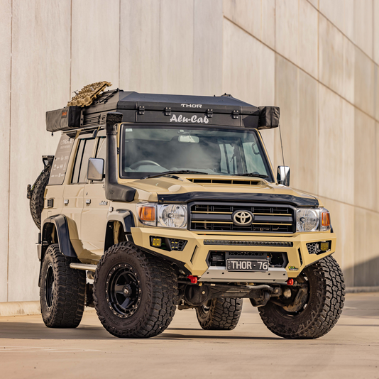 Ironman 4x4 Raid Bull bar for Toyota Landcruiser 76/78/79 Series Dual Cab 2012 to 2023