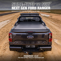 Ironman Slide Away Roll Up Hard Tonneau Cover for Ford Next Gen Ranger