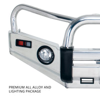 Ironman Polished Alloy Bull Bar for Toyota Hilux N80 2015 to 04/2018