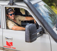 Clearview Towing Mirrors for Toyota Landcruiser 80 Series 1990 to 1998