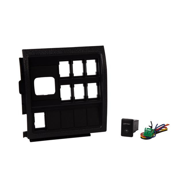 LightForce Replacement Switch Fascia for Toyota Landcruiser 200 series - Black