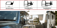 Clearview Towing Mirrors for Ford Everest 2015 to 2021