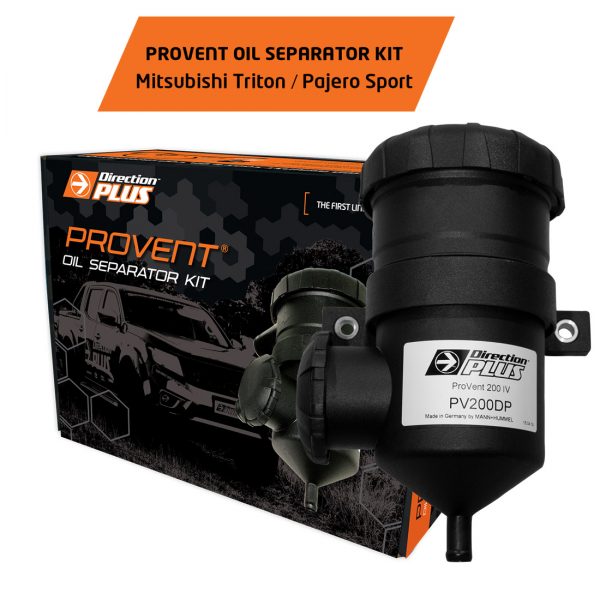 Direction Plus ProVent Catch Can for Mitsubishi Pajero Sport QE QF & Triton MQ MR 2015+
