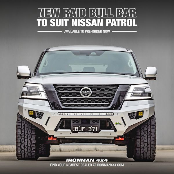 Ironman 4x4 Raid Bull bar for Nissan Patrol Y62 Series 5 2020+