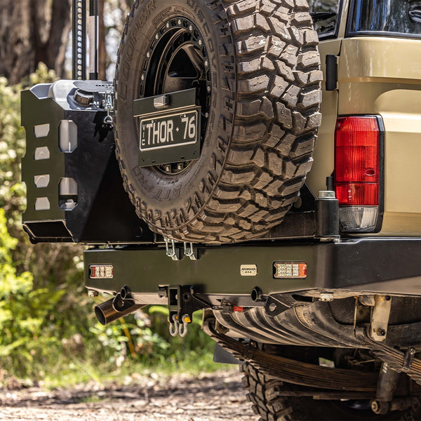 Ironman Rear Protection Tow Bar for Landcruiser 76 & 78 Series – Melton 4WD