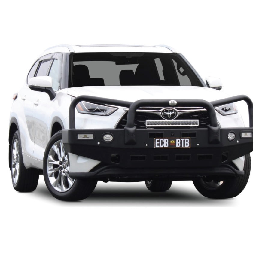 ECB Black Alloy Bull bar for Toyota Kluger 03/2021+
