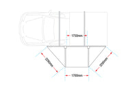Ironman 4x4 Deltawing 180° Awning with LEDs (2 sizes)