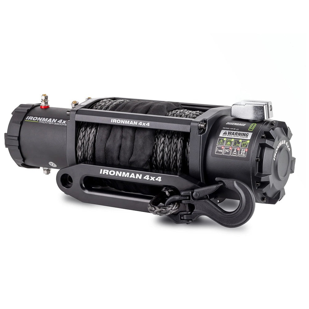 Ironman Frontier Winch 9500lbs with SYNTHETIC ROPE