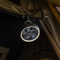 Ironman Rechargeable Tent Fan with LED Light