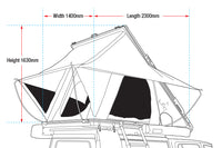 Ironman 4x4 Orion 1400 Rooftop tent