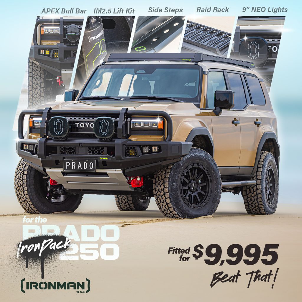 SALE Ironman 4x4 IronPack for the Toyota Prado 250 2025+