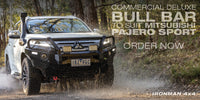 Ironman 4x4 Commercial Deluxe Bull bar for Mitsubishi Pajero Sport QF 07/2019 to 2024