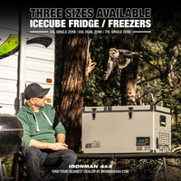 Ironman 65L M-Series Metal Fridge / Freezer - Dual Zone