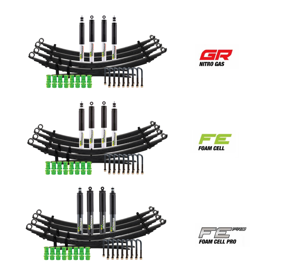 Ironman Suspension 2" Lift Kit for Nissan GQ Patrol Ute (Leaf/Leaf)