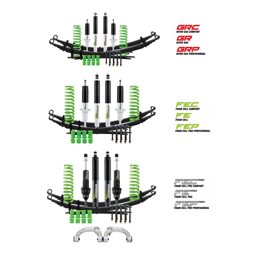 Ironman Suspension 2" Lift Kit for Mitsubishi MQ & MR Triton 2015-2023
